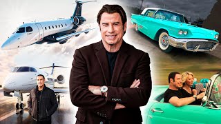 John Travolta Lifestyle  Net Worth Fortune Car Collection Mansion [upl. by Wardieu]