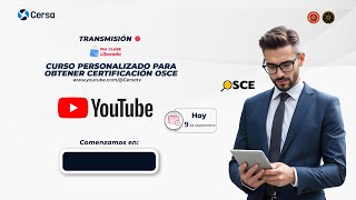 CLASE 1 EN VIVO 🔴CURSO PERSONALIZADO PARA OBTENER LA CERTIFICACIÓN OSCE 🔎 [upl. by Edas]