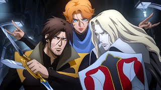 Alucard Trevor amp Sypha vs Vampires and Night Creatures  Castlevania Season 4 [upl. by Attenhoj9]