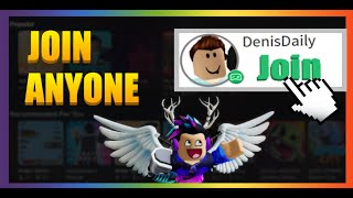 How to Join Anyone In Roblox  how to Join Youtubers 2020 [upl. by Yessak]