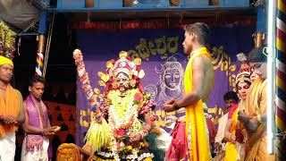 Yakshagana  Mahimeda ManthraDevathe  Benkinatheshwara mela Kalavaru [upl. by Ecnesse]