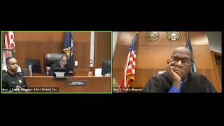 Continuation of the defendant who told Judge Simpson Famp You [upl. by Daffie571]