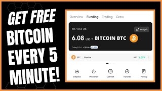 Get Free Bitcoin BTC Every 5 Minutes amp Get Paid To Any Wallet Paying [upl. by Amorete]