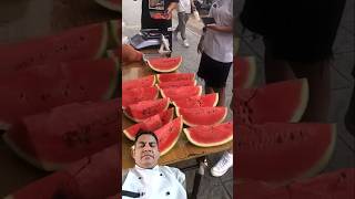 Watermelon ameging cutting watermelon food streetfood viralvideo [upl. by Ebneter]