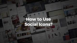 Social Icons  Canvas HTML [upl. by Nilra]