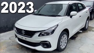 2023 New Maruti Suzuki Baleno Zeta Detailed walkaround amp Review  Baleno Zeta White 2023 Review [upl. by Adas58]