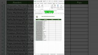 SEPARAR DATOS EN COLUMNAS en EXCEL excel [upl. by Joshua]