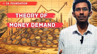 Business Economics  Money Market Unit 1Theory of Money Demand  CA Foundation [upl. by Chryste]