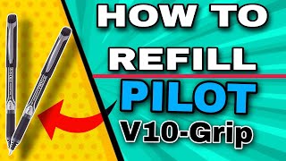 Refilling of Pilot v10 grip pen [upl. by Aihn]