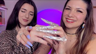 ASMR Real Person Pampering  Trying To Give My Friend Tingles edafoxxASMR [upl. by Adnilak]