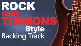 Rock Ballad Andy Timmons Guitar Backing Track 2 [upl. by Nyladnarb]