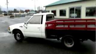 1983 Nissan 1ton flathbed dually pickup [upl. by Bobby]