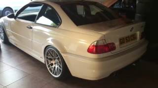 BMW E46 M3 CSL  SuperSprint Exhaust  Cold Start Up [upl. by Nilrac]