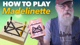 Madelinette is a traditional blockade board game played around the world [upl. by Yrebmik]