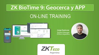 ZKTraining BioTime Geocerca y Configuracion de APP [upl. by Lahtnero]