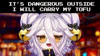 Its Dangerous to Go Outside Henya Will Take Her Tofu With Her [upl. by Engvall]