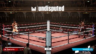 Undisputed  Roy Jones Jr Vs Sugar Ray Robinson I Full Fight I Undisputed Difficulty PS5 [upl. by Yedarb]