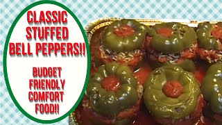 Classic Stuffed Peppers Recipe  Noreens Kitchen [upl. by Kusin841]