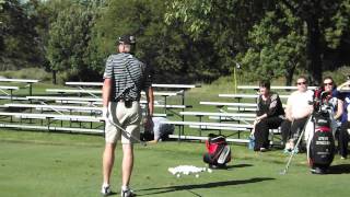 Salute to Wisconsins Warriors Golf Clinic with PGA Tour Player Steve Stricker and David Feherty [upl. by Kuth]