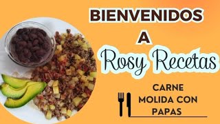 CARNE MOLIDA CON PAPAS [upl. by Faxun]