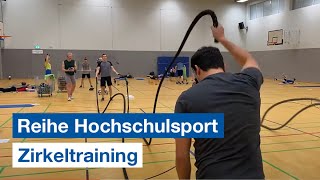 Zirkeltraining im Hochschulsport [upl. by Nyllij]