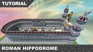 Minecraft Roman Hippodrome Tutorial amp Download Circus Maximus part 5 [upl. by Eolcin]