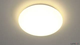 Sylvania Start Eco Surface LED lamp 18W 3000K4000K 1550lm IP44 330mm [upl. by Htebzil391]