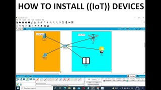 How to configure IoT devices in Packet Tracer how to control IoT devices with Laptop and mobile [upl. by Al]