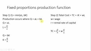 Contingent Conditional Demand for Inputs Fixed Proportions [upl. by Lenahtan]