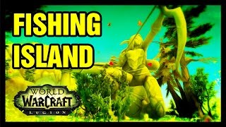 Where is Fishing Island in Dalaran WoW [upl. by Novyar]