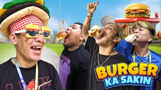 UBUSIN ang BURGER in 10 seconds with Billionaire Gang [upl. by Sinoda]