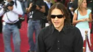 Heath Ledger at the Lords of Dogtown premiere in Los Angeles [upl. by Ainaled]