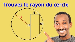 Calcul du rayon du cercle Olympiade [upl. by Diane-Marie]