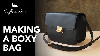 Making Bag  Boxy Bag LeatherAddict EP29 [upl. by Nosaes]