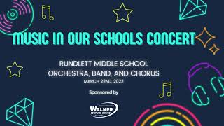 Rundlett Middle School Concert  March 22 2022 [upl. by Une]