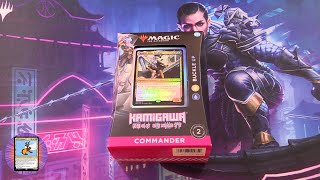 Kamigawa Neon Dynasty Commander Deck Buckle Up Unboxed [upl. by Biebel]