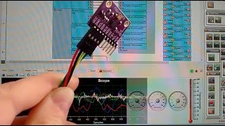 Arduino Nano Accelerometer Gyroscope Compass MPU9250 I2C Sensor with Visuino [upl. by Selmore]