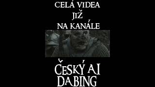 Pán prstenů ai dabing 50 shorts lordoftherings lotr funny [upl. by Anaujat]