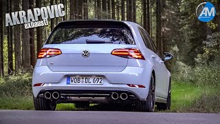 Golf 7 R Facelift  Akrapovic  pure SOUND💥 [upl. by Leeland]