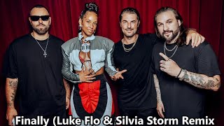 Swedish House Mafia Alicia Keys amp Axwell – Finally Luke Flo amp Silvia Storm Remix Lyrics [upl. by Azila246]