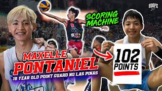 BATANG UMISKOR NG 102 POINTS SA INTERBRGY ANG BUHAY BASKETBALL NI MAXELLE PONTANIEL [upl. by Kelcey]