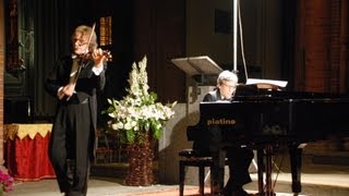 Great Adagios Brahms Sonata nr 3 for violin and piano op 108  Kolundzija  Caramella [upl. by Aneekan]