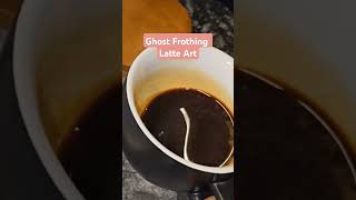 The milk texture from Ghost Frothing  Good enough for latte art [upl. by Wiburg]