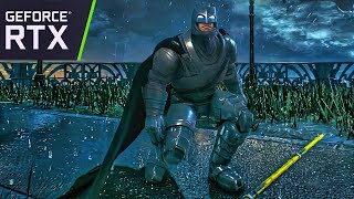 BVS BATFLECK BATMAN SUIT amp BVS BATMOBILE SKIN MOD GAMEPLAY  BATMAN ARKHAM KNIGHT HD [upl. by Yennej]