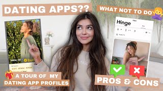 DATING APPS tour of my profiles  what NOT to do [upl. by Natica]