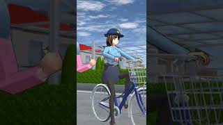 The angel attack police womansakuraschoolsimulator sakuraschoolsimulatordrama [upl. by Odlabso]