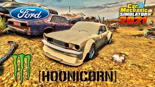 Ford Hoonicorn Mustang restoration  Car Mechanic Simulator 2021 [upl. by Damal701]