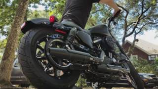 2017 Harley Iron XL883N stock StartupRev [upl. by Yesdnil]