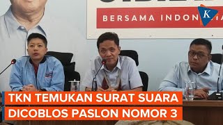 TKN Prabowo Putar Video Kecurangan Pencoblosan Surat Suara untuk GanjarMahfud di Malaysia [upl. by Donata]