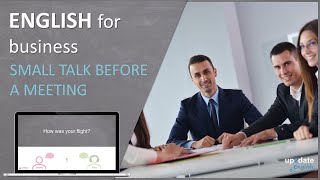 English for Business 🗨️💬 Small Talk Before a Meeting  Speaking Practice  Shadowing and Roleplay [upl. by Obie504]